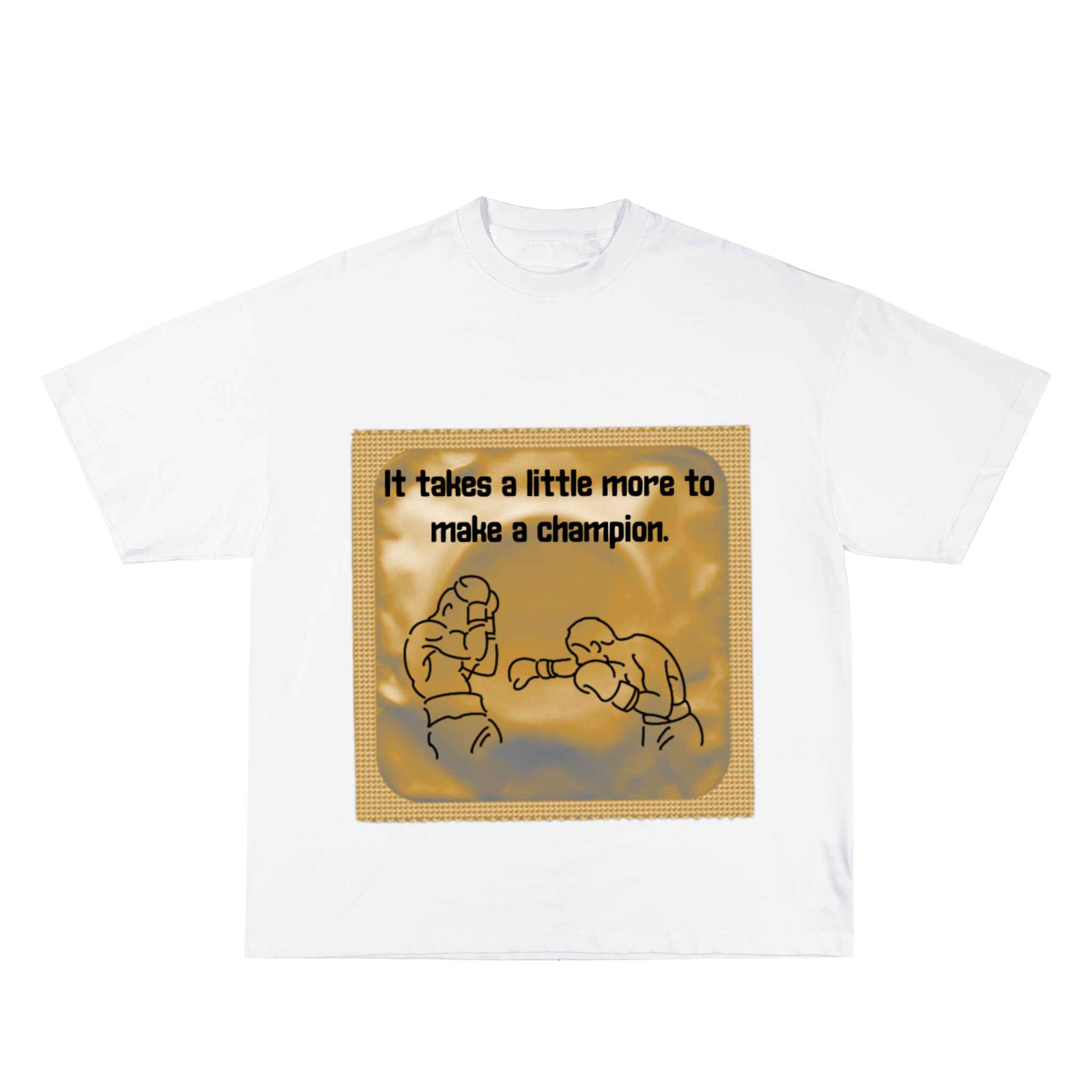 T-shirt make a champion